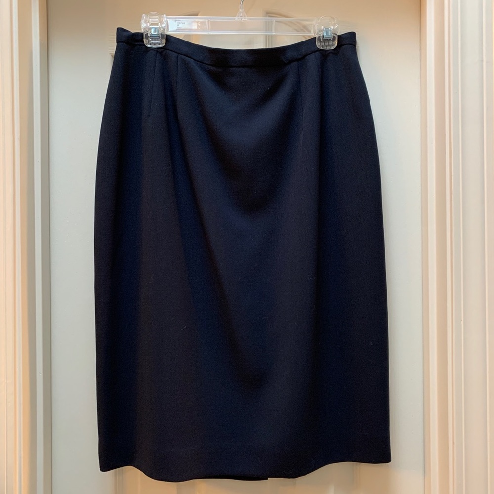 Navy Pencil Skirt from Talbots, Size 12